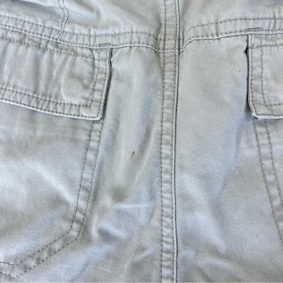 ♦️SOLD♦️PATAGONIA Gray 100% Organic Cotton Flat Front Drawstring Casual Shorts - Picture 12 of 13